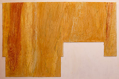 Hope, 2023, 32x49x2”, pigmented plaster on poplar